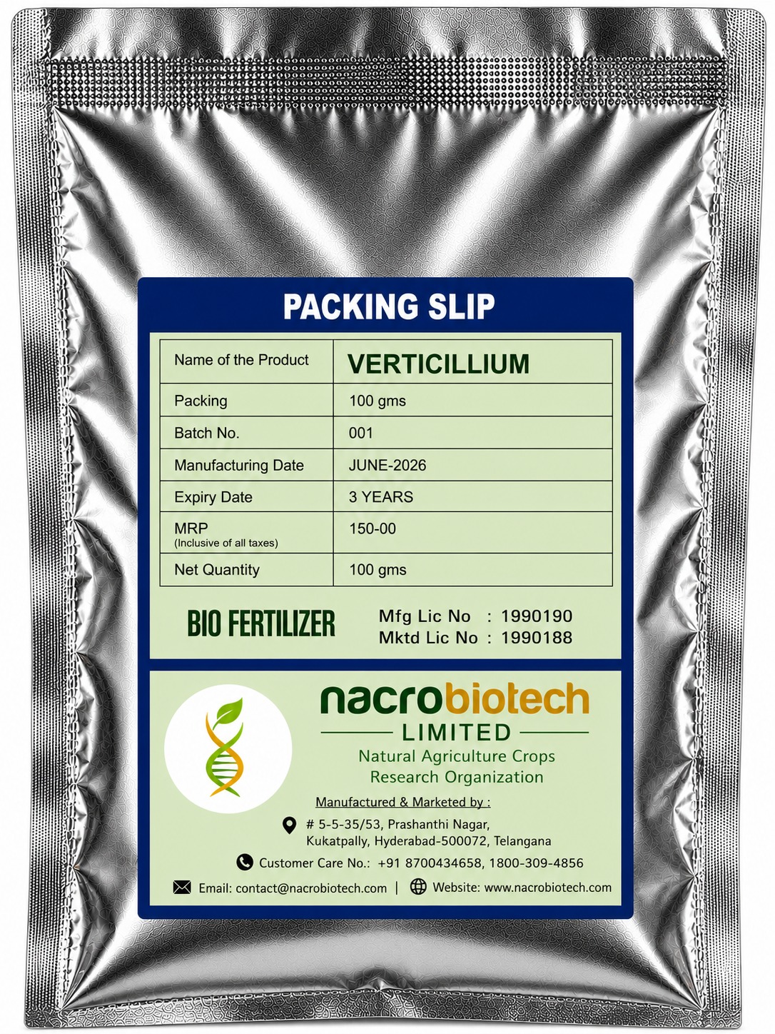 VERTCILLIUM (100GMS)