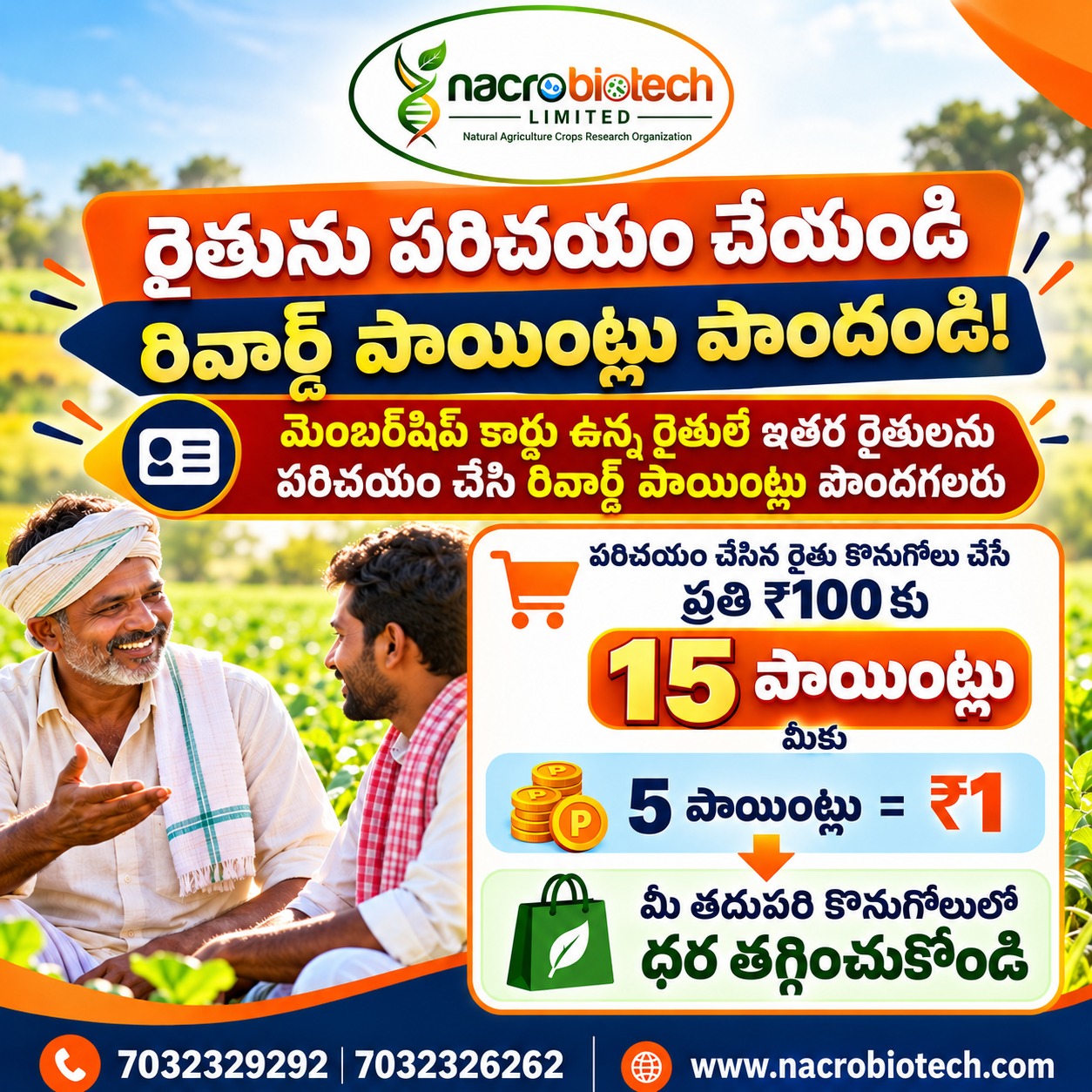 Nacro కుటుంబంలో సభ్యులవ్వండి
