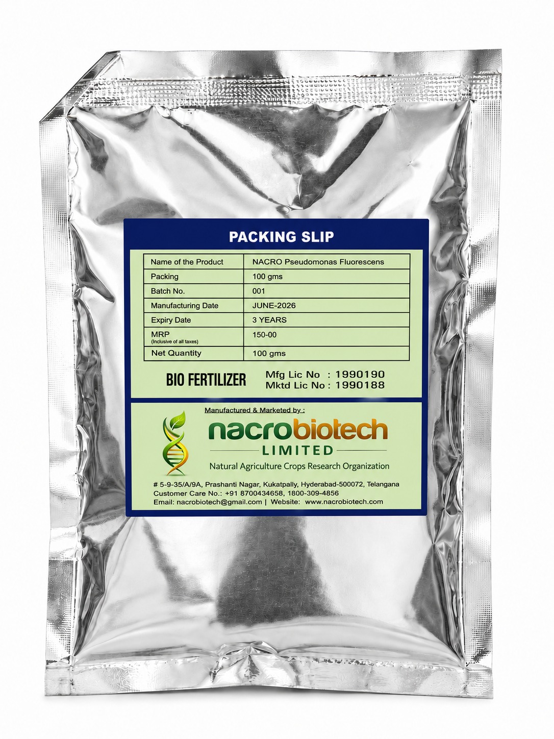 PSEUDOMONAS(100GMS)